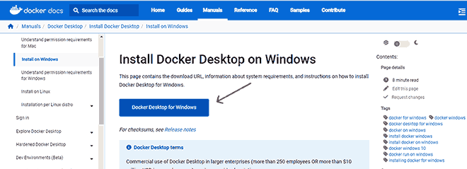 Docker Desktop for Windows