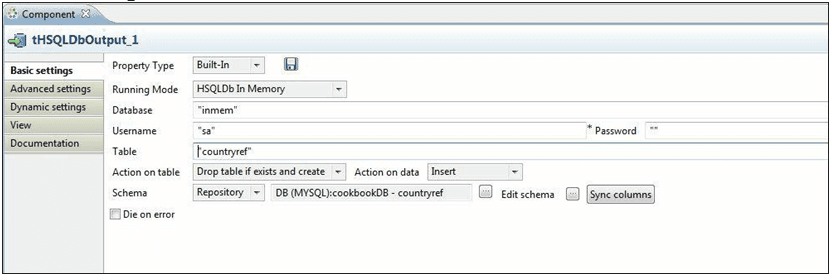 Rewritable lookups using an in-process database