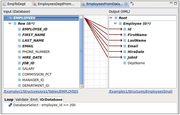 Reading from a Database