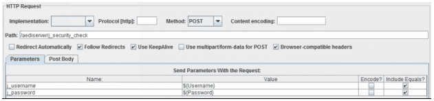 Jmeter GUI