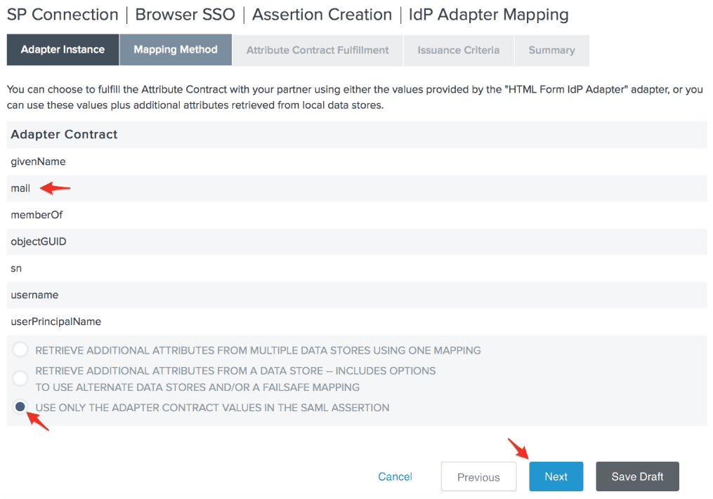 Sp Connections - Mapping Method