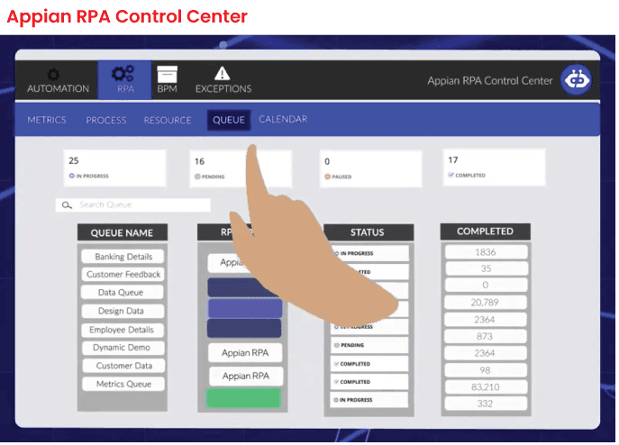 Appian RPA Control Center