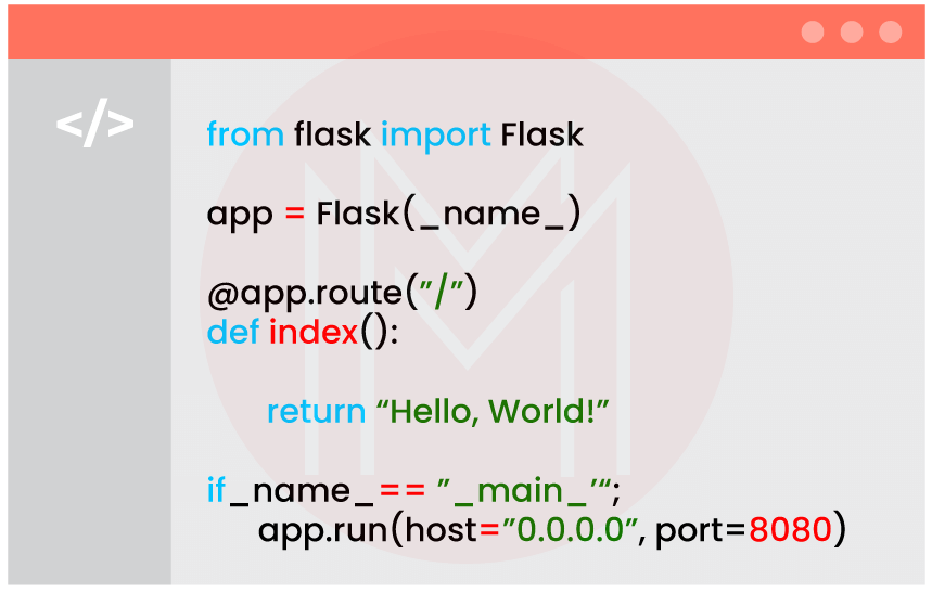 Code to Change the Default Host and Port in Flask