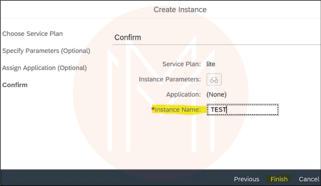 create instance