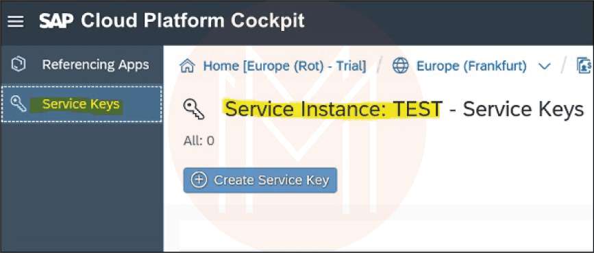 create service key