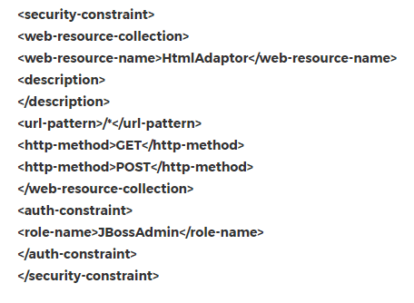 Jboss security constraints