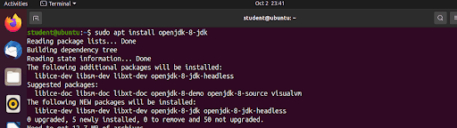 Installation of jdk