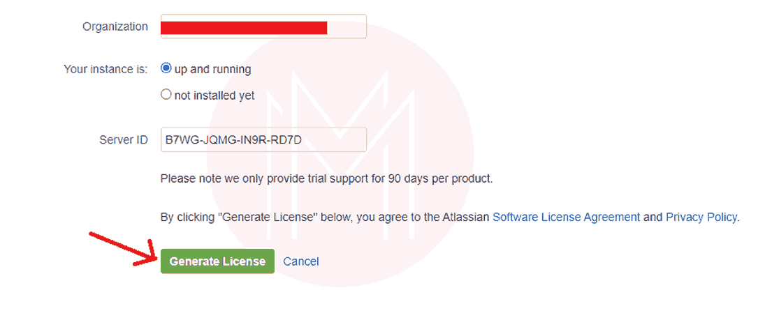 Installation of JIRA on Windows Step 12