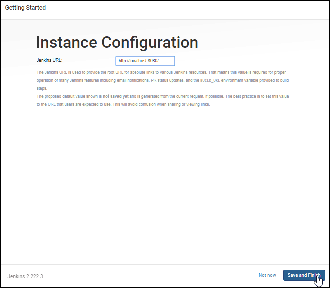 Instance Configuration