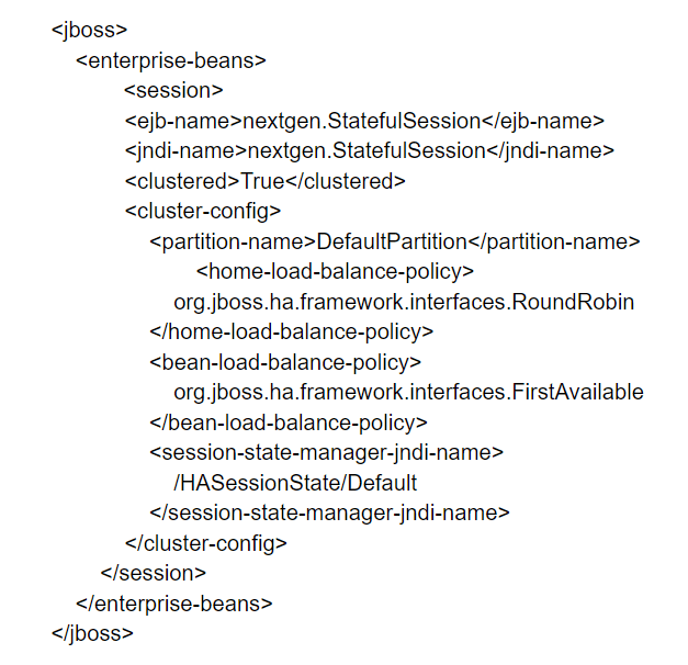 Jboss Cluster code6