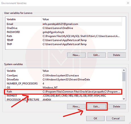 JDK Installation on Windows Step 10