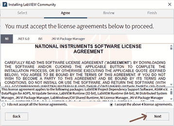 LabVIEW Installation Step 10