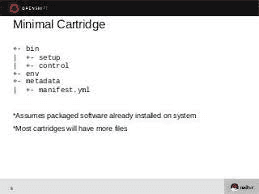 Minimal Cartridge