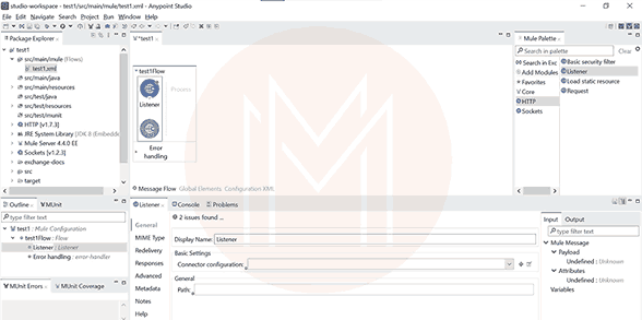 Configuring Mulesoft step 2