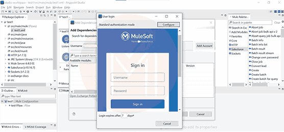 Configuring Mulesoft step 11