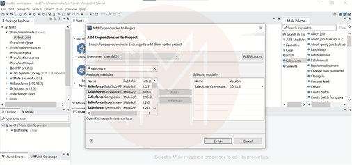 Integrating with Salesforce step 2