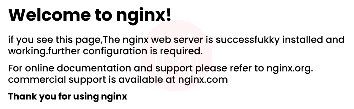  NGINX server 