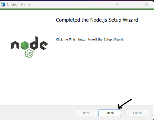 Nodejs installed