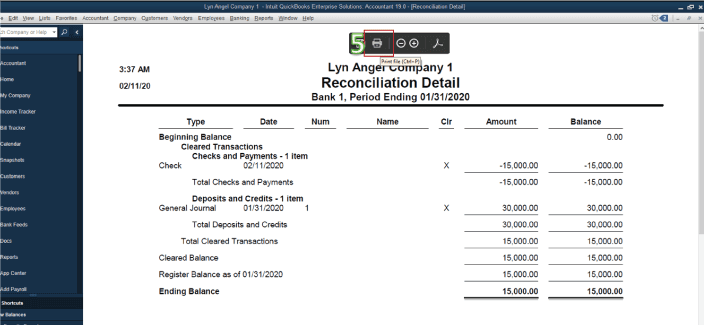 Reconciliation Reports