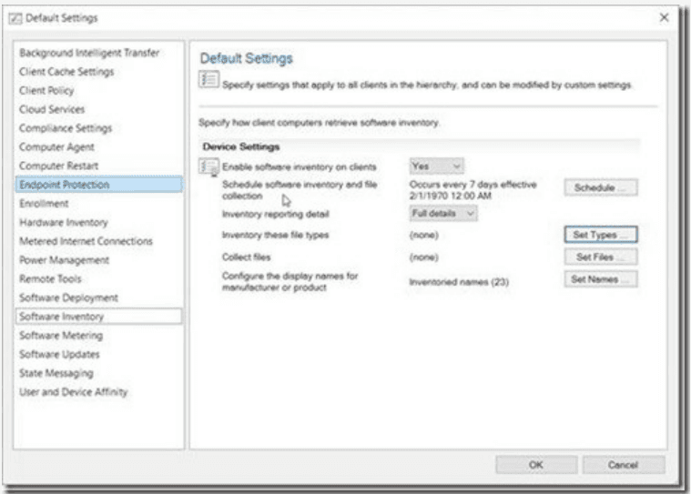 SCCM Software Inventory 2