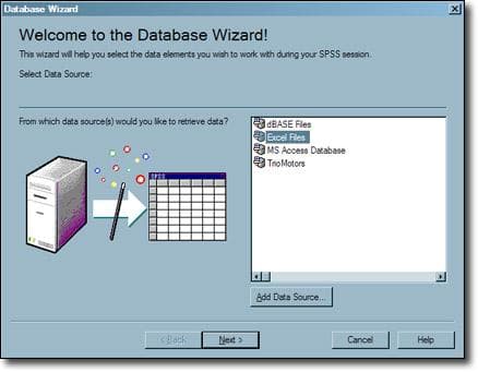 Import Excel Database Into SPSS