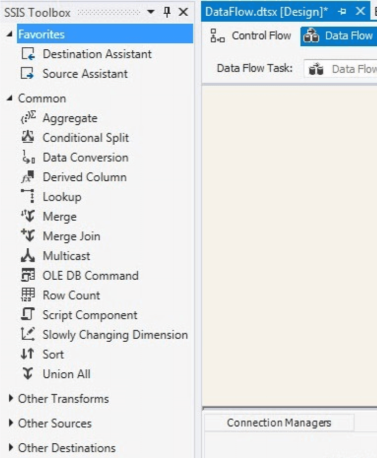 SSIS Toolbox