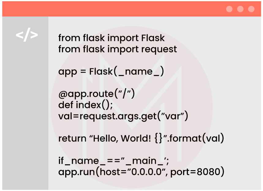 Get a String in Flask