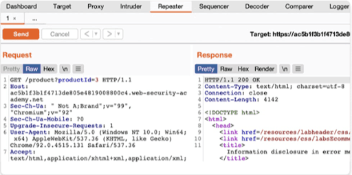 Study the HTTP History and Identify a Request-2