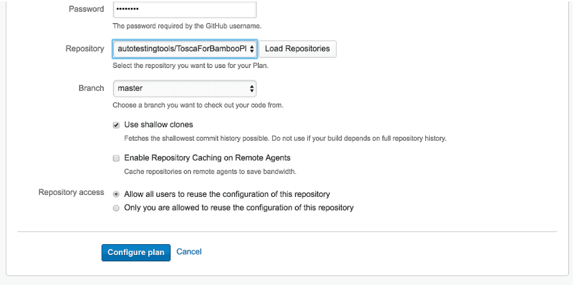 Click Configure Plan