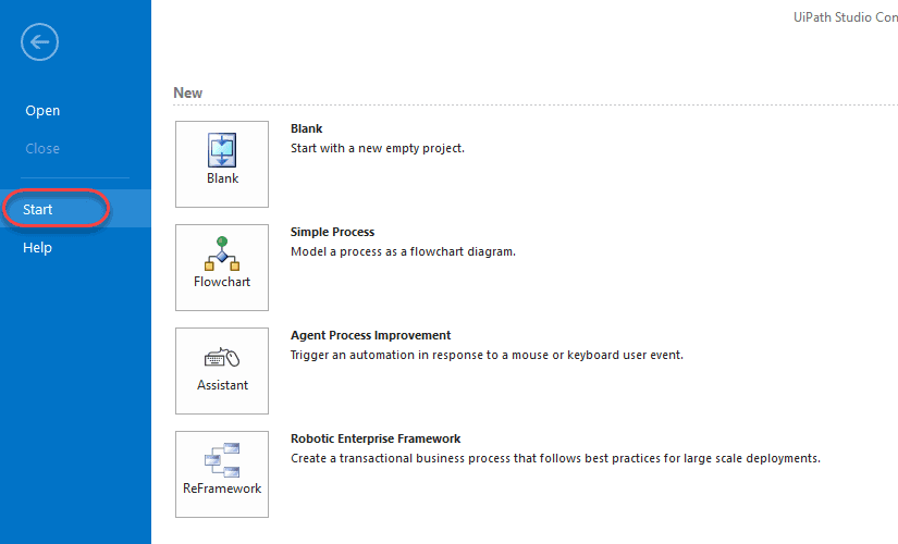 Uipath Interface