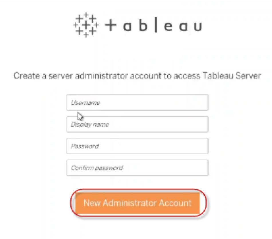 Creating New Administrating Account